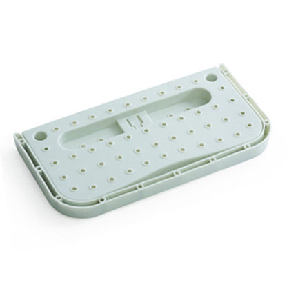 Wall Mounted Shoes Rack Adhesive Foldable Space Saving PP Door Shoe Hanger for Bathroom Blue Free Size V1294-YM0521-3117230042613
