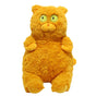 Cat Plush Toy Cute Soft Skin Friendly Fluffy Staring Short Plush Cat Hugging Sleeping Pillow for Home Brown V1294-YM0521-3117230043013