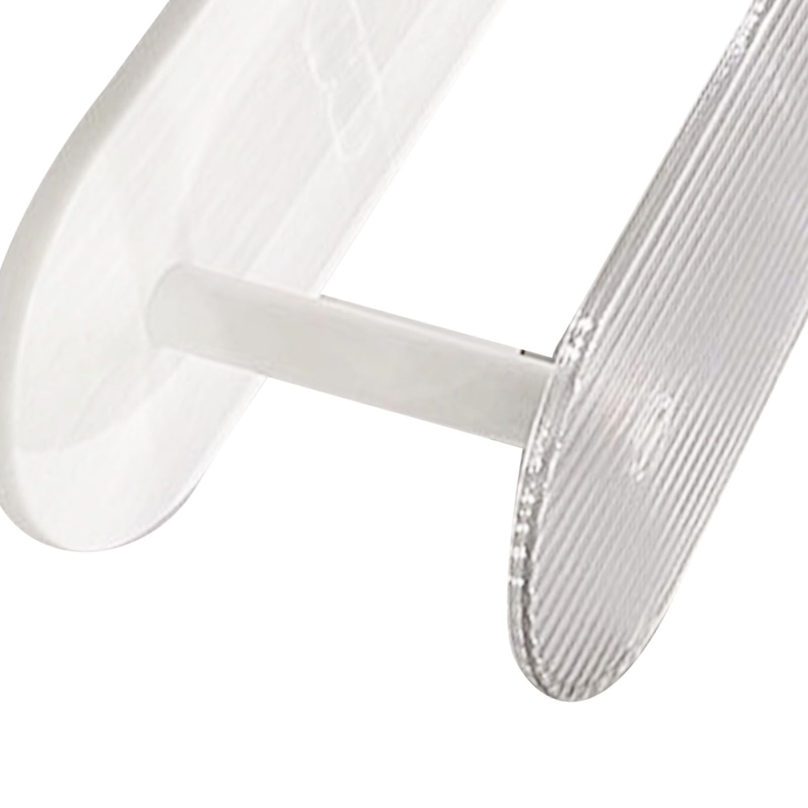 Figure Display Rack White Transparent Large Capacity Plastic Skin Care Rack Cosmetic Holder Stand Double Layer V1294-YM0521-3117230044511
