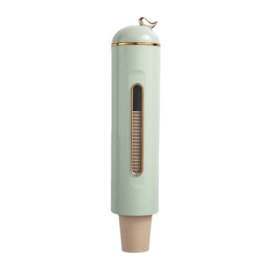 Disposable Paper Cup Organizer Large Capacity Automatic Wall Mounted Cup Dispenser for Home Office Green V1294-YM0521-3117230044812