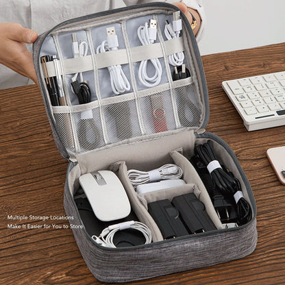 Portable Cord Bag Electronic Accessories Carry Case Waterproof Electronic Storage Bag for Chargers Hard V1294-YM0521-3117230048911