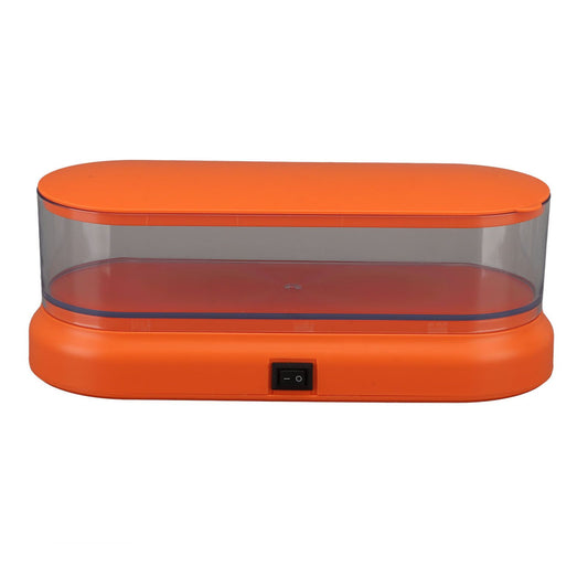 Mini Cleaning Machine Low Noise Portable Ultrasound Cleaner for Jewelry Glasses Makeup Brush Orange V1294-YM0521-3117230052613