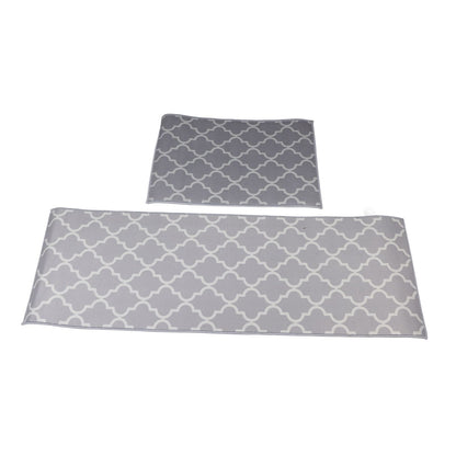 2Pcs Kitchen Mat Dustproof Floor Mat Rug Home Decoration for Office Hotel V1294-YM0521-3117230053111