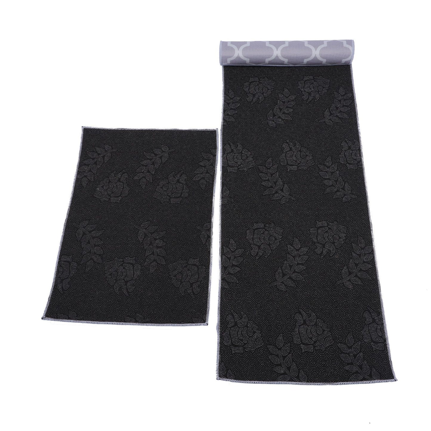 2Pcs Kitchen Mat Dustproof Floor Mat Rug Home Decoration for Office Hotel V1294-YM0521-3117230053111
