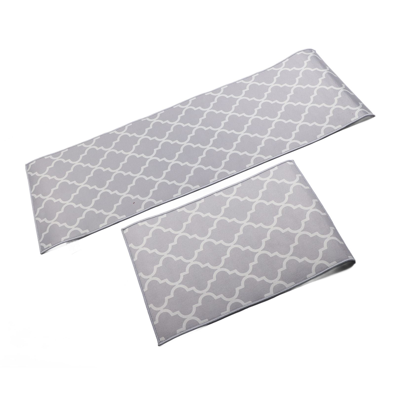 2Pcs Kitchen Mat Dustproof Floor Mat Rug Home Decoration for Office Hotel V1294-YM0521-3117230053111