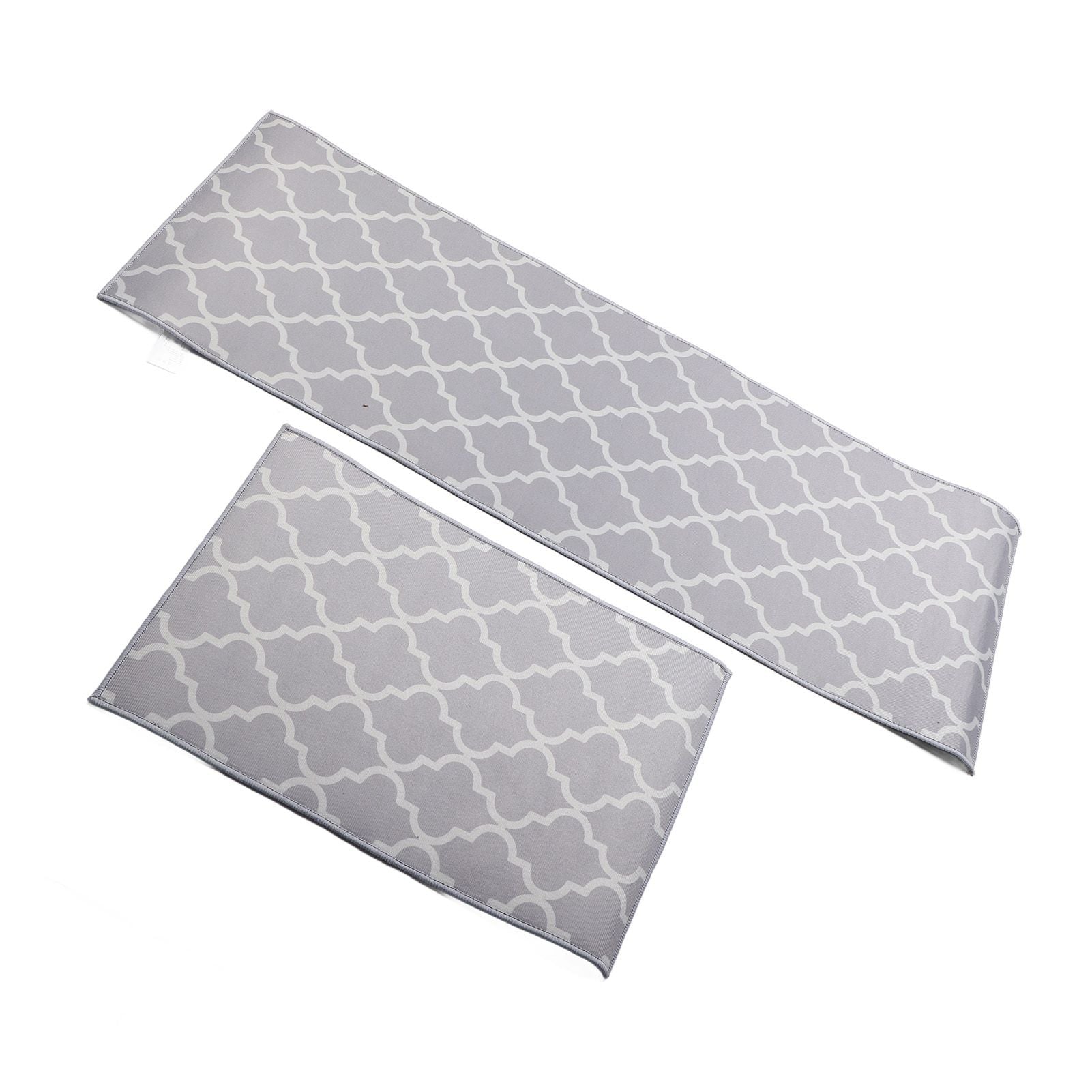 2Pcs Kitchen Mat Dustproof Floor Mat Rug Home Decoration for Office Hotel V1294-YM0521-3117230053111
