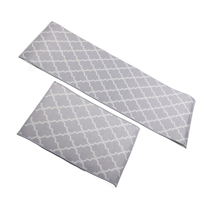 2Pcs Kitchen Mat Dustproof Floor Mat Rug Home Decoration for Office Hotel V1294-YM0521-3117230053111