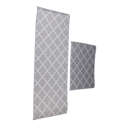 2Pcs Kitchen Mat Dustproof Floor Mat Rug Home Decoration for Office Hotel V1294-YM0521-3117230053111