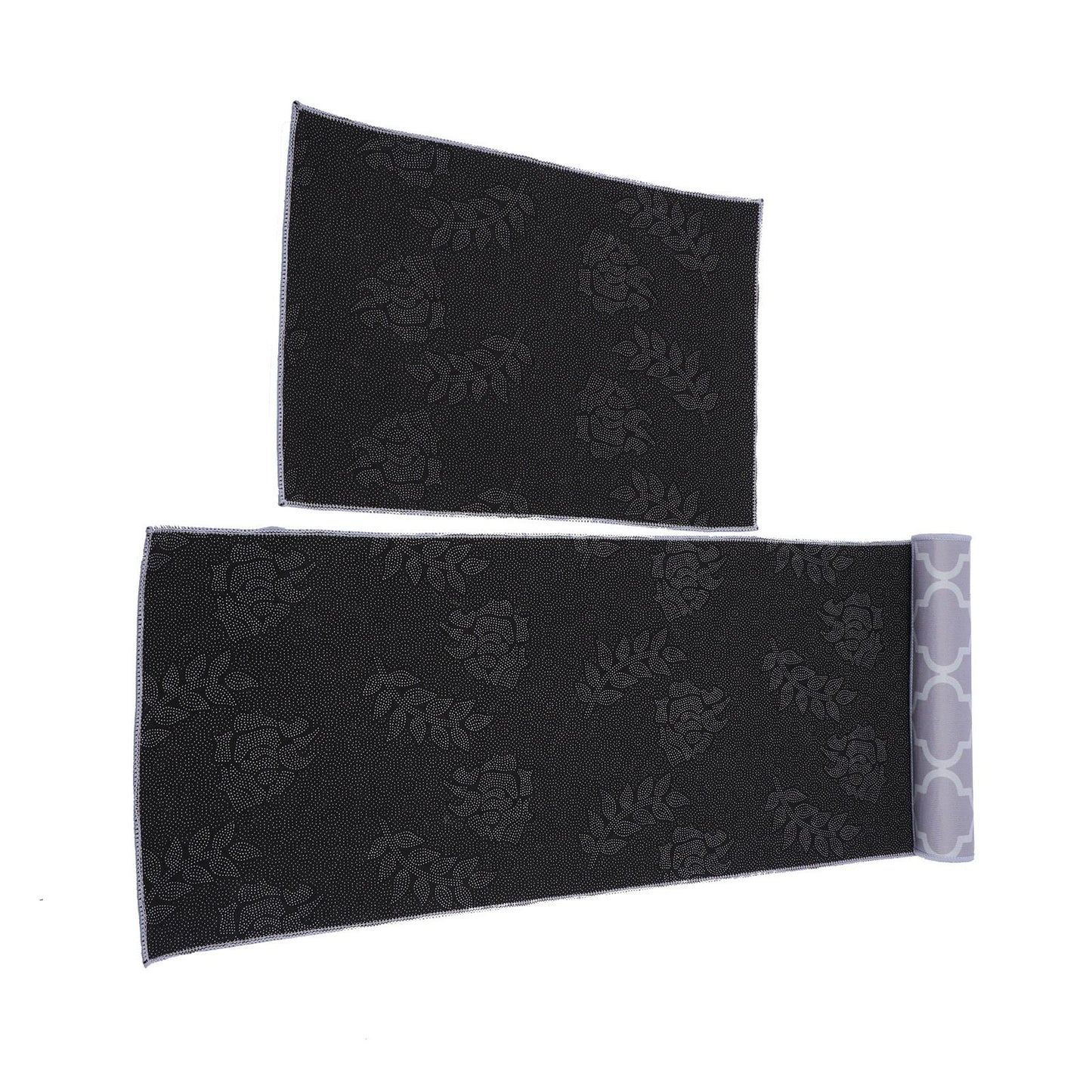 2Pcs Kitchen Mat Dustproof Floor Mat Rug Home Decoration for Office Hotel V1294-YM0521-3117230053111