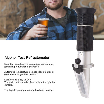 Alcohol Test Refractometer Brix Meter Refractometer With Automatic Temperature Compensation Function For Wine V1294-YM0521-3117230055211