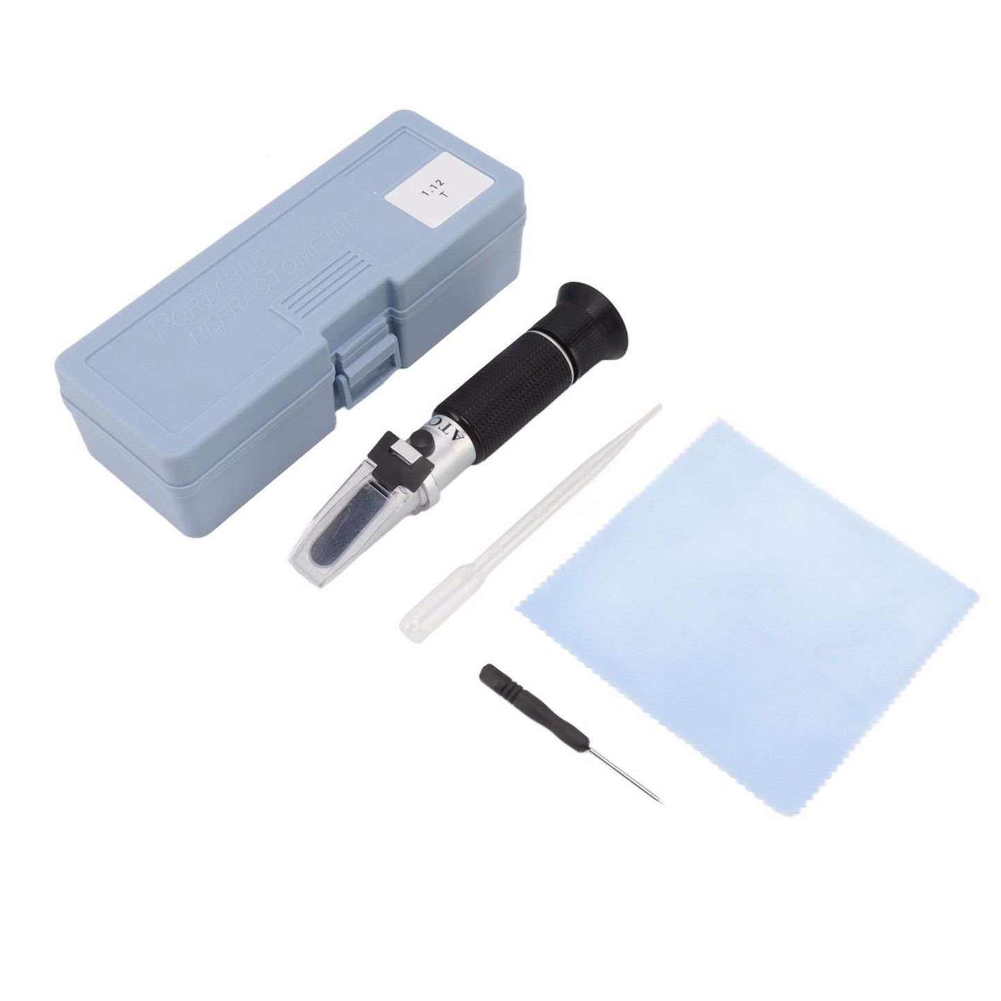 Brix Meter Refractometer Light Weight Handheld Refractometer Durable Alcohol Volume Measurement Tool for Home V1294-YM0521-3117230055411