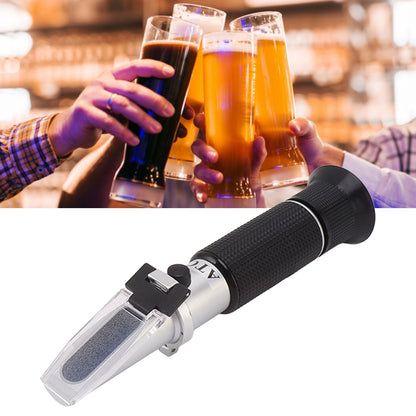 Brix Meter Refractometer Light Weight Handheld Refractometer Durable Alcohol Volume Measurement Tool for Home V1294-YM0521-3117230055411