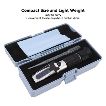 Milk Meter Refractometer 0 to 20 Percent Handheld Refractometer with Auto Temp Compensation for Protein V1294-YM0521-3117230055511