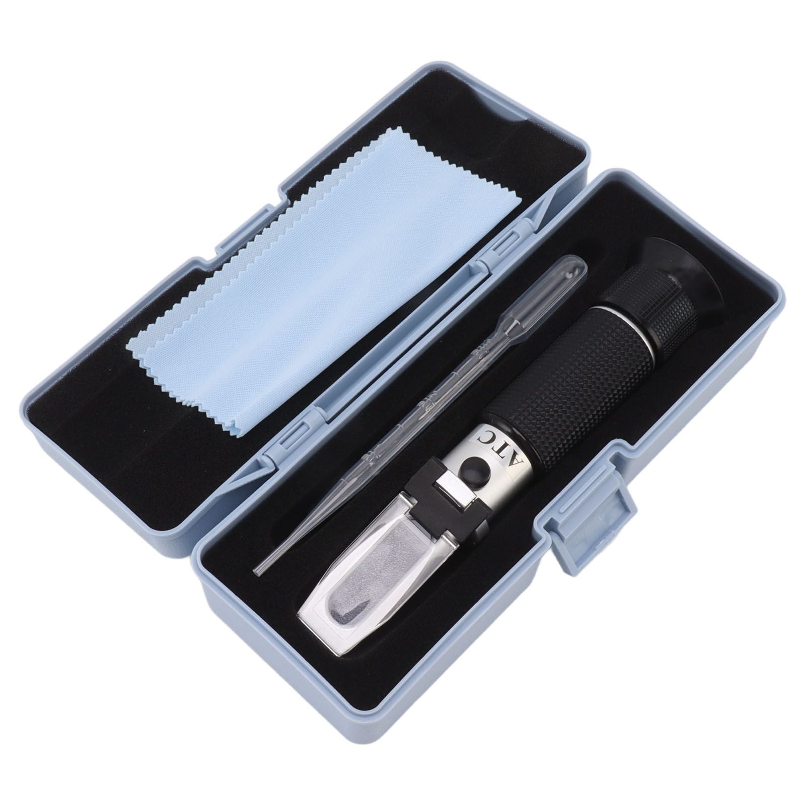 Brix Meter Refractometer 10-30% Aluminum Portable Handheld Sugar Content Hydrometer for Fruit Honey Other V1294-YM0521-3117230055711