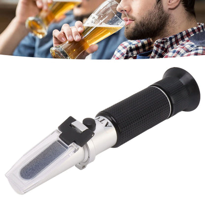 Brix Meter Refractometer 10-30% Aluminum Portable Handheld Sugar Content Hydrometer for Fruit Honey Other V1294-YM0521-3117230055711