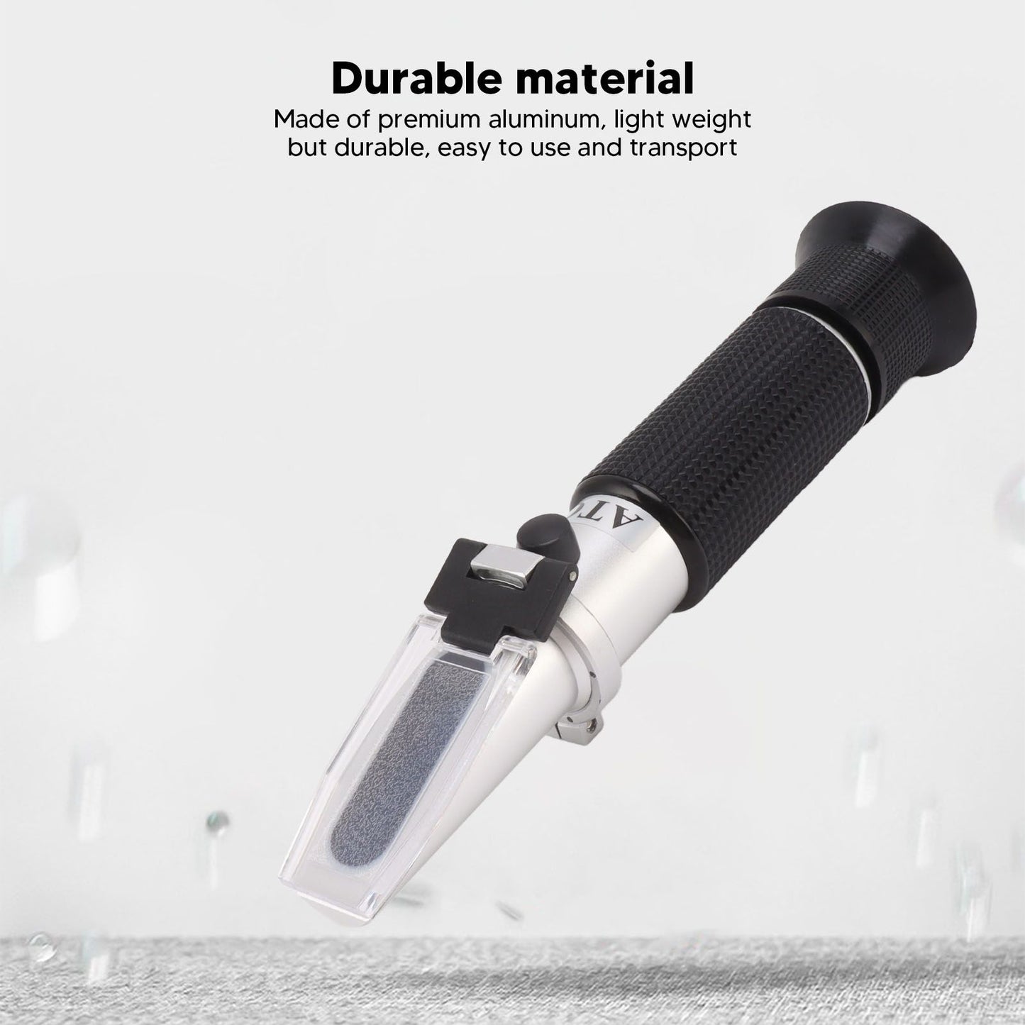 Brix Meter Refractometer 10-30% Aluminum Portable Handheld Sugar Content Hydrometer for Fruit Honey Other V1294-YM0521-3117230055711