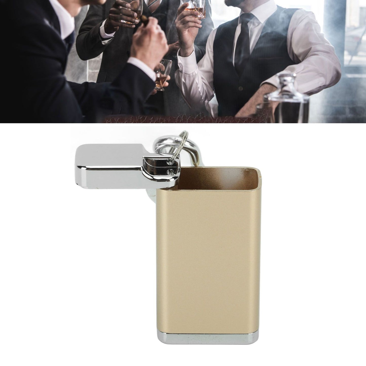 Mini Cigarette Ashtray Light Weight Portable Cigarettes Cigars Ashtray Durable Cigarette Ash Holder for Home V1294-YM0521-3117230058313