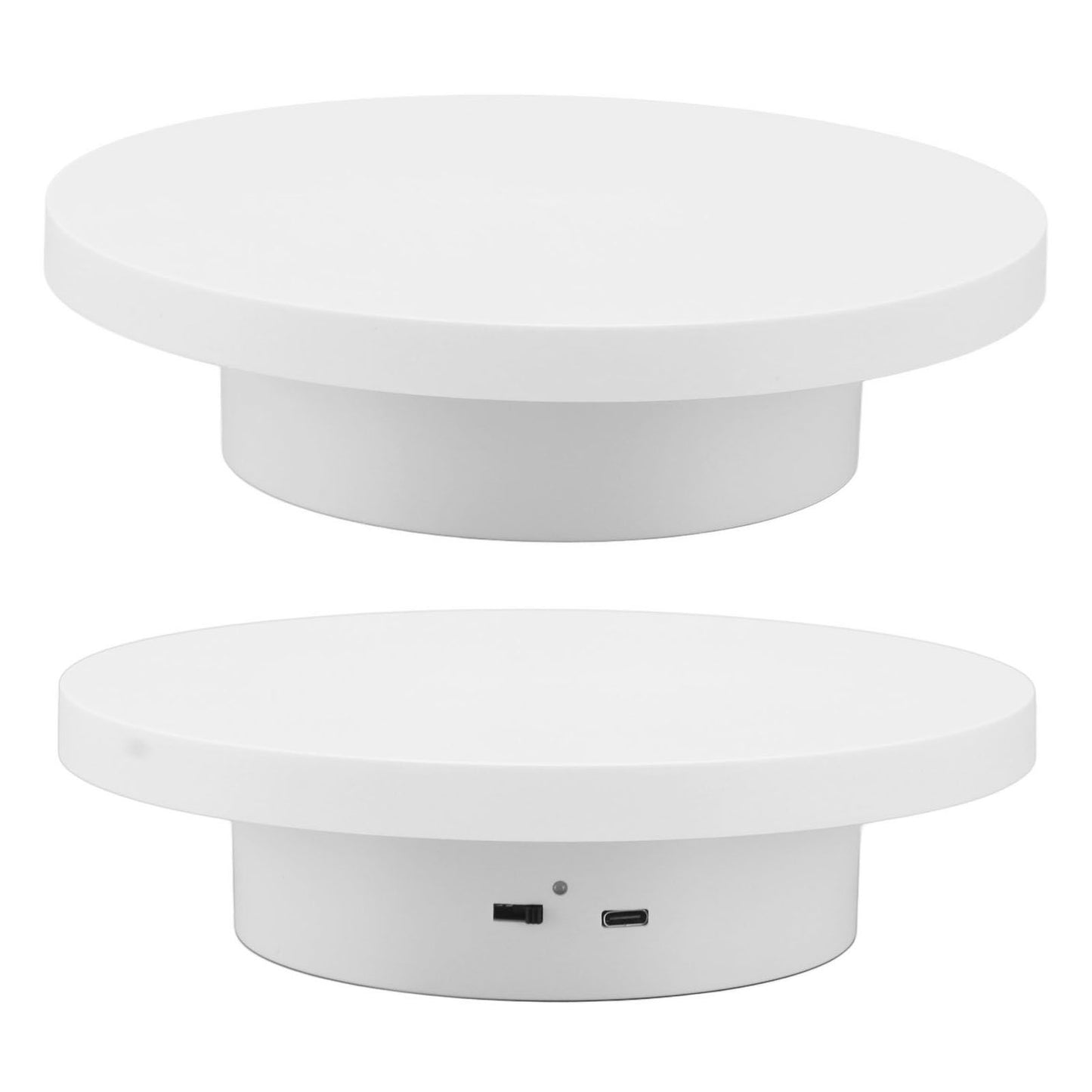 Rotating Display Stand White Plug in Remote Control Load Bearing 3kg Automatic Rotating Stand for Products V1294-YM0521-3117230059212