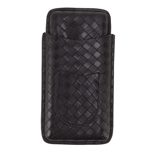 3 Sticks Portable Cigar Case Leather Cigar Humidors Travel Moisturizer Cigar Case for Men Gifts Black V1294-YM0521-3117230059911