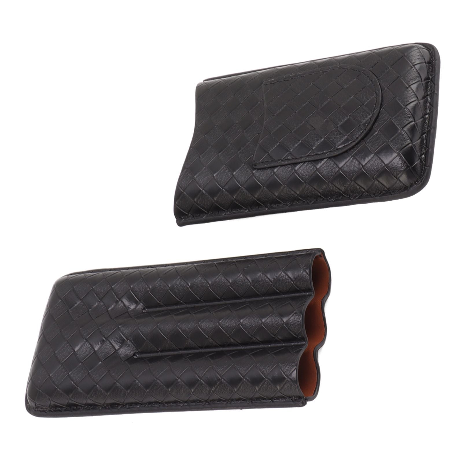 3 Sticks Portable Cigar Case Leather Cigar Humidors Travel Moisturizer Cigar Case for Men Gifts Black V1294-YM0521-3117230059911