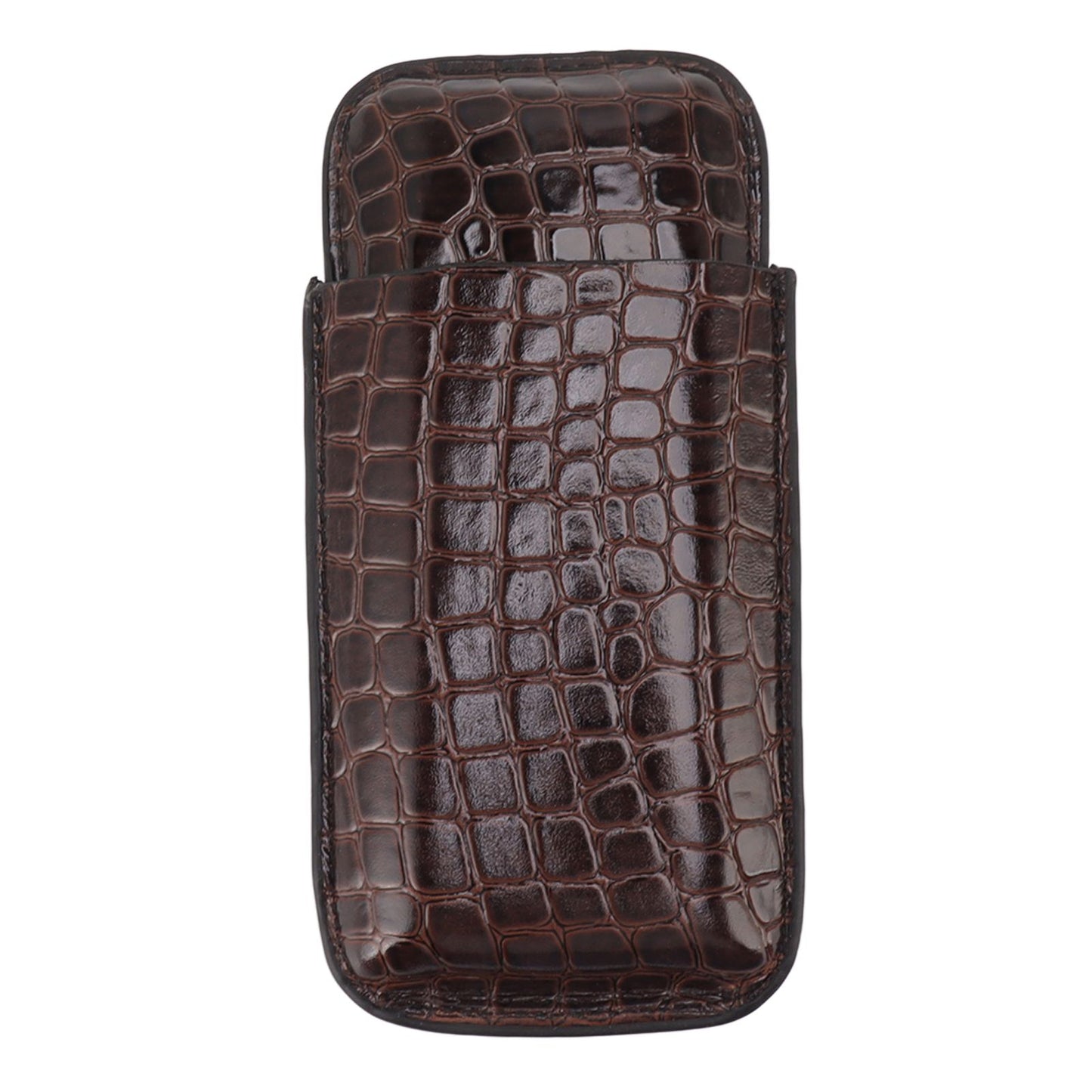 Leather Cigar Holder Portable Holding 3 Cigars Practical Travel Cigar Humidor for Man V1294-YM0521-3117230060311