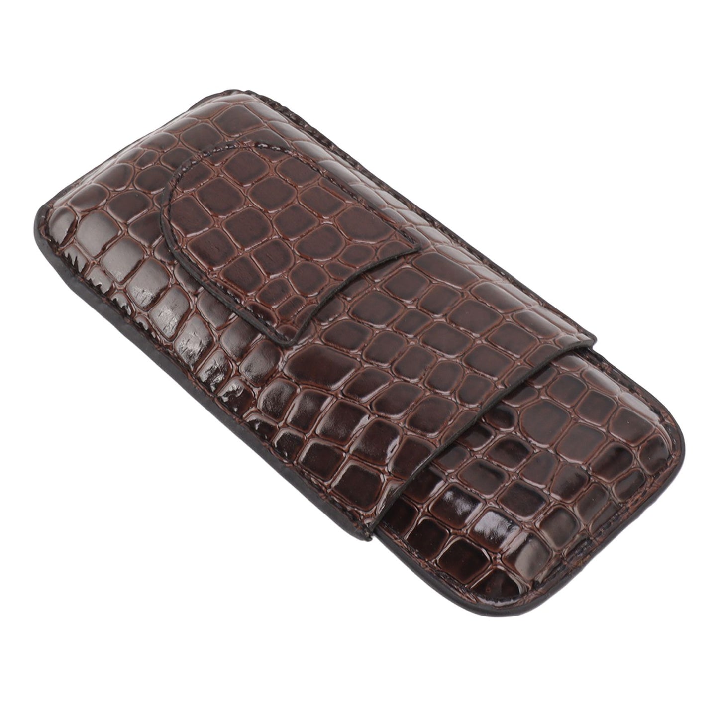 Leather Cigar Holder Portable Holding 3 Cigars Practical Travel Cigar Humidor for Man V1294-YM0521-3117230060311