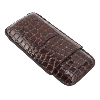 Leather Cigar Holder Portable Holding 3 Cigars Practical Travel Cigar Humidor for Man V1294-YM0521-3117230060311