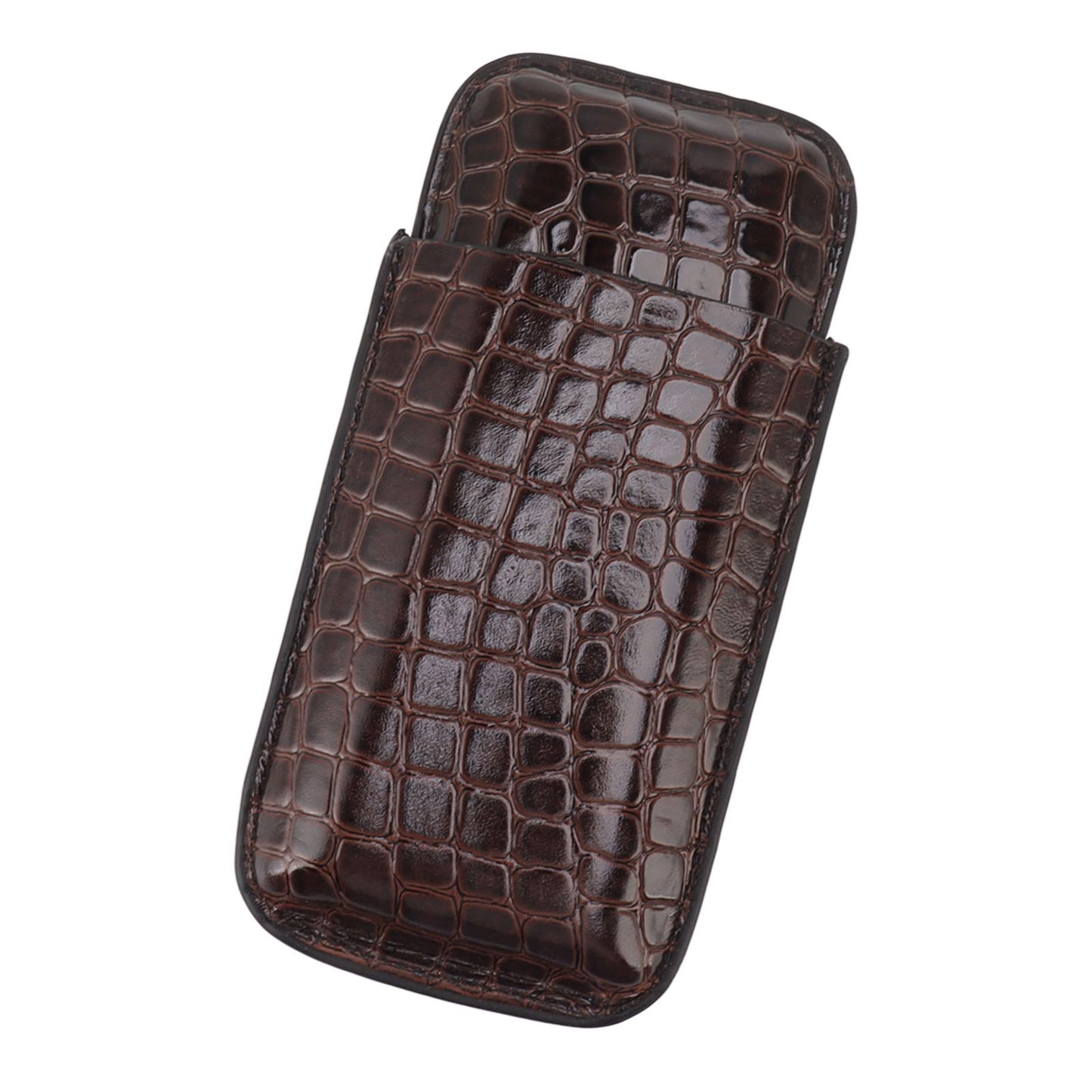 Leather Cigar Holder Portable Holding 3 Cigars Practical Travel Cigar Humidor for Man V1294-YM0521-3117230060311