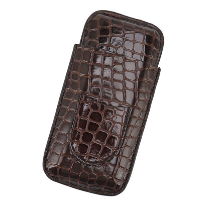 Leather Cigar Holder Portable Holding 3 Cigars Practical Travel Cigar Humidor for Man V1294-YM0521-3117230060311