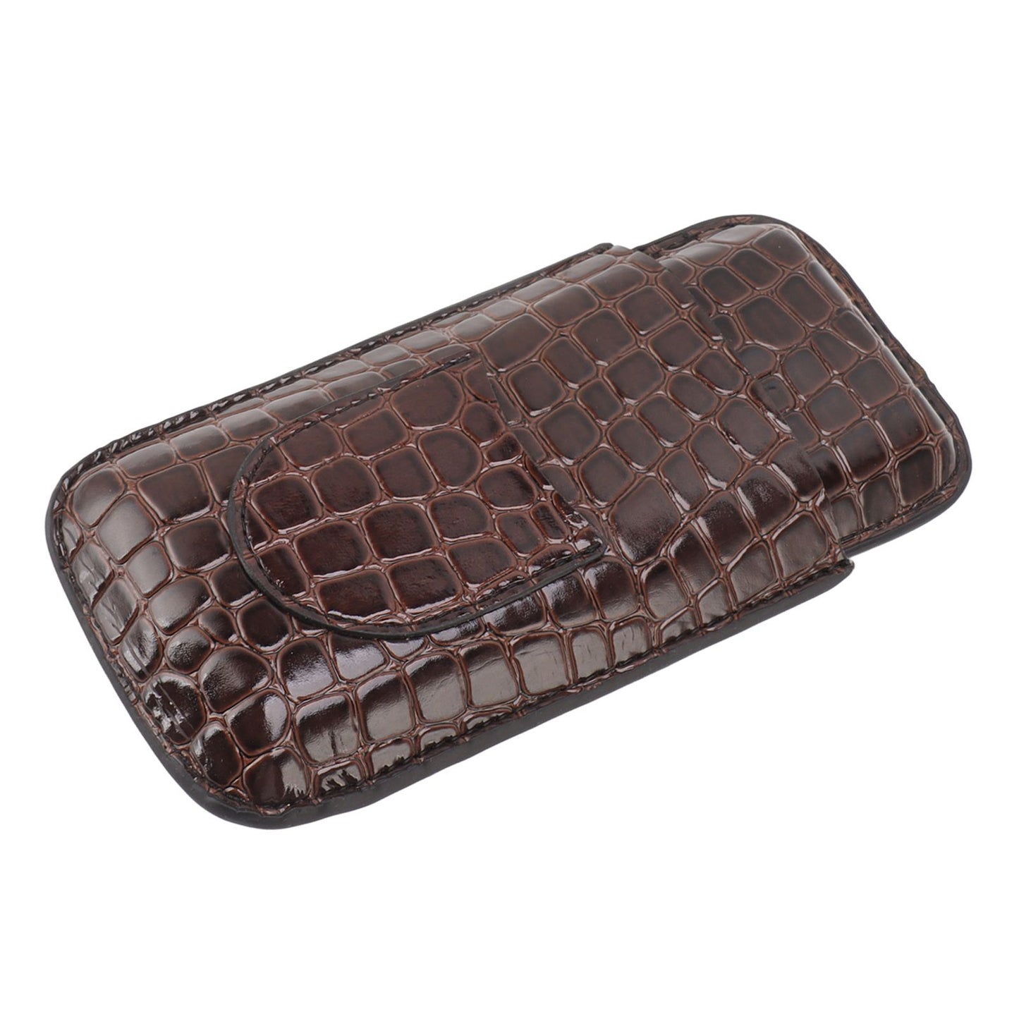 Leather Cigar Holder Portable Holding 3 Cigars Practical Travel Cigar Humidor for Man V1294-YM0521-3117230060311