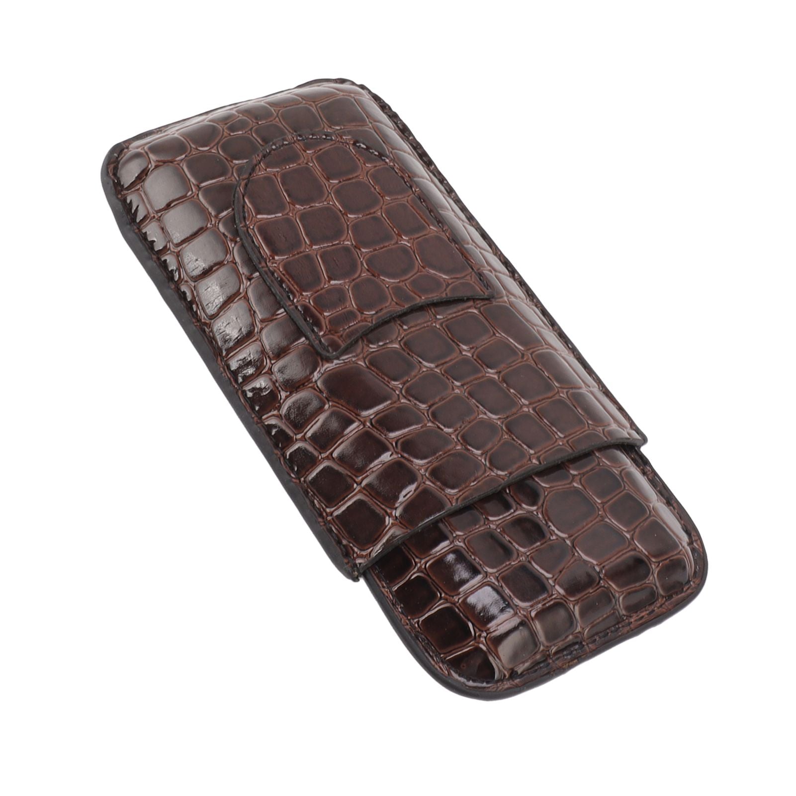 Leather Cigar Holder Portable Holding 3 Cigars Practical Travel Cigar Humidor for Man V1294-YM0521-3117230060311