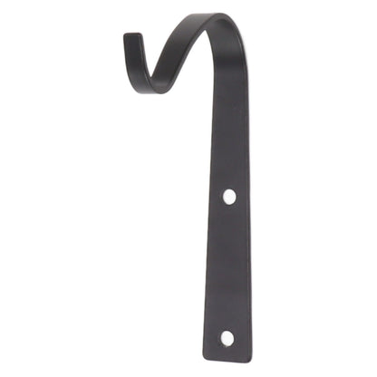 8Pcs Black Plants Hanging Wall Hook S Shape Wall Mount Plants Pot Hanging Bracket for Flower Basket V1294-YM0521-3117230060411