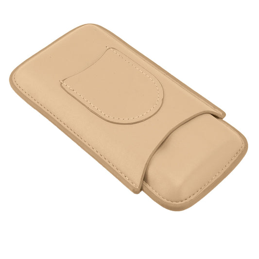 Cigar Case High End Leather Fashion Portable Travel Cigar Holder Case for 3 Cigars Luxury Gold V1294-YM0521-3117230061612