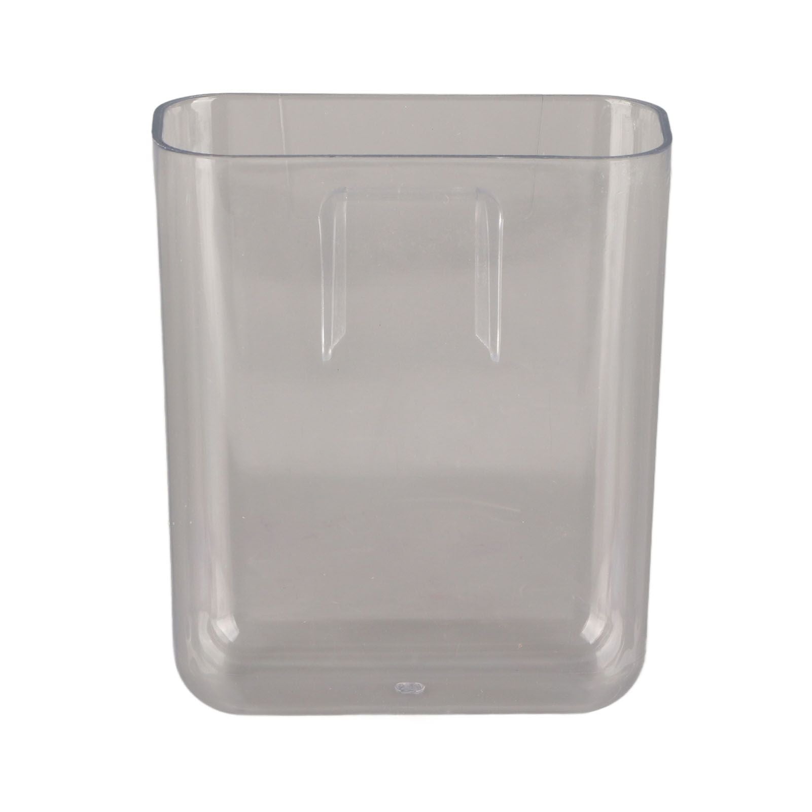 Adhesive Storage Bin Transparent Plastic Wall Mounted Floating Storage Holder Desk Organizer for Bedroom V1294-YM0521-3117230062811