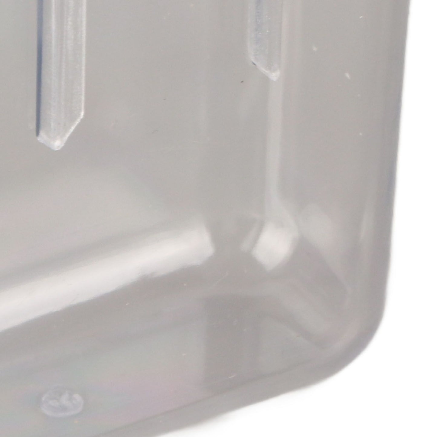 Adhesive Storage Bin Transparent Plastic Wall Mounted Floating Storage Holder Desk Organizer for Bedroom V1294-YM0521-3117230062811