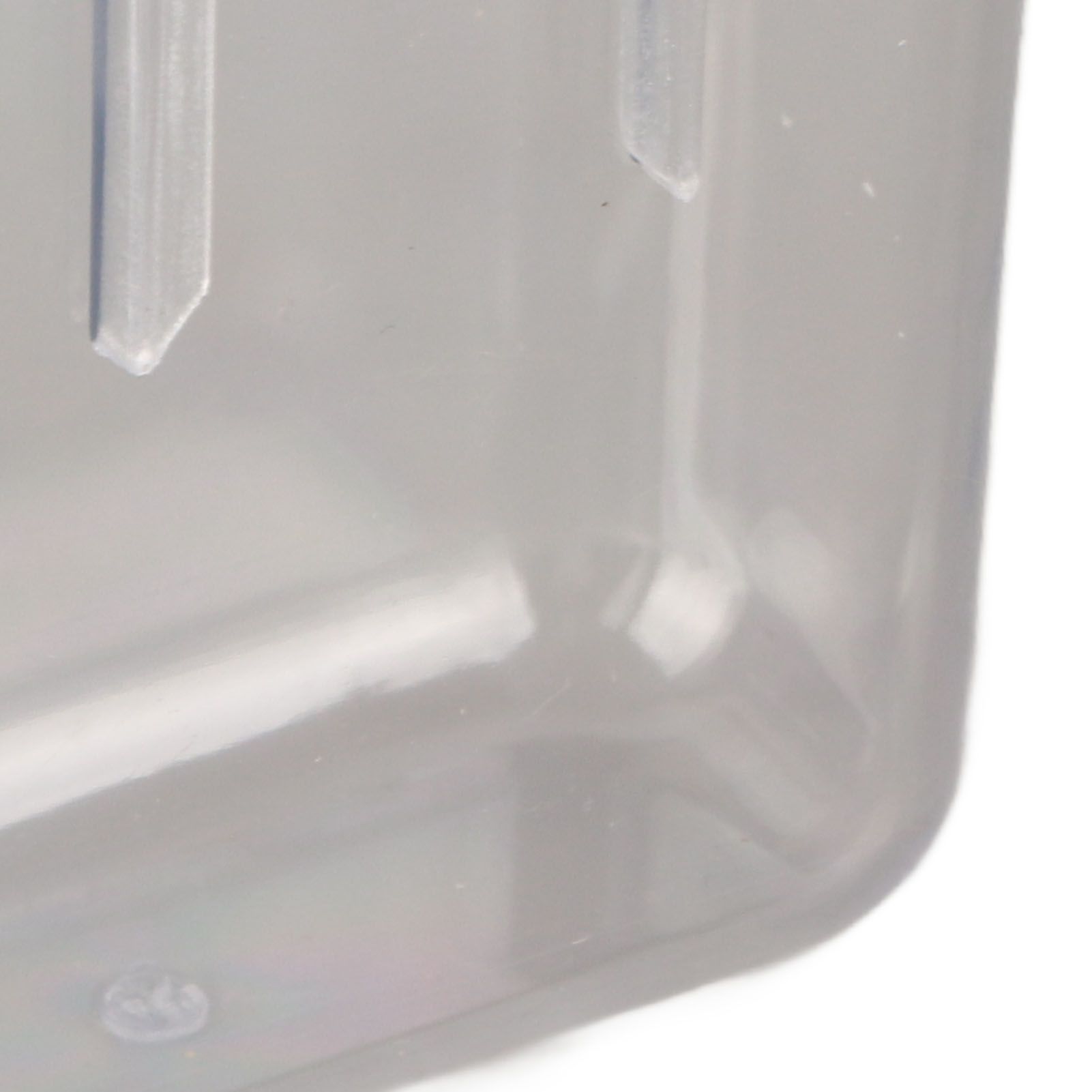 Adhesive Storage Bin Transparent Plastic Wall Mounted Floating Storage Holder Desk Organizer for Bedroom V1294-YM0521-3117230062811