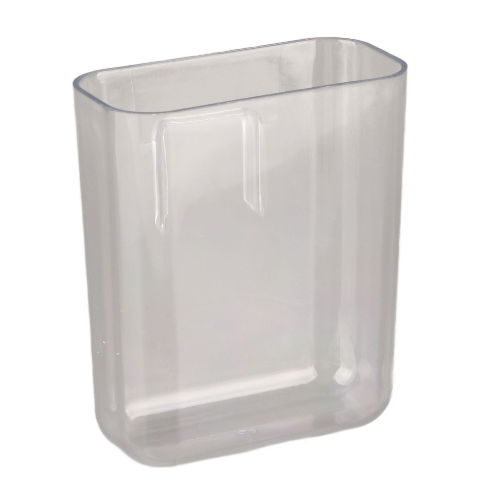 Adhesive Storage Bin Transparent Plastic Wall Mounted Floating Storage Holder Desk Organizer for Bedroom V1294-YM0521-3117230062811