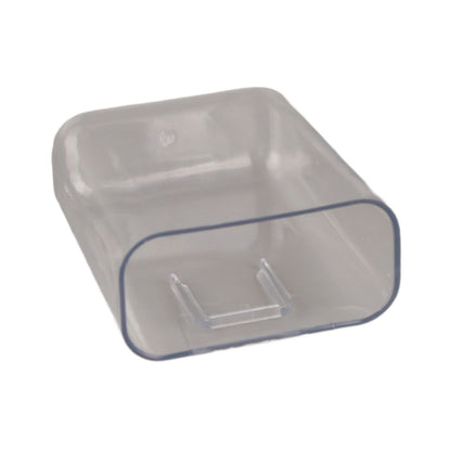 Adhesive Storage Bin Transparent Plastic Wall Mounted Floating Storage Holder Desk Organizer for Bedroom V1294-YM0521-3117230062811