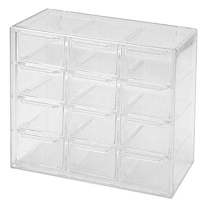 Grid Storage Box Dustproof Transparent Plastic Container Organizer for Jewelry Necklace DIY Art Craft 12 V1294-YM0521-3117230063913