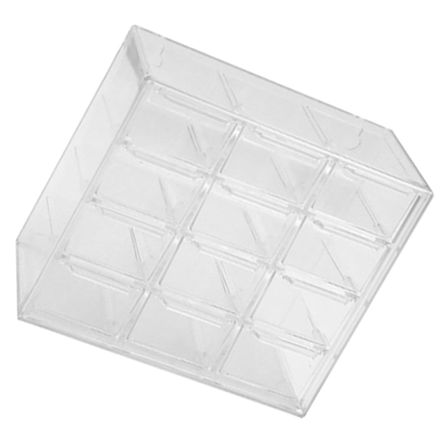 Grid Storage Box Dustproof Transparent Plastic Container Organizer for Jewelry Necklace DIY Art Craft 12 V1294-YM0521-3117230063913