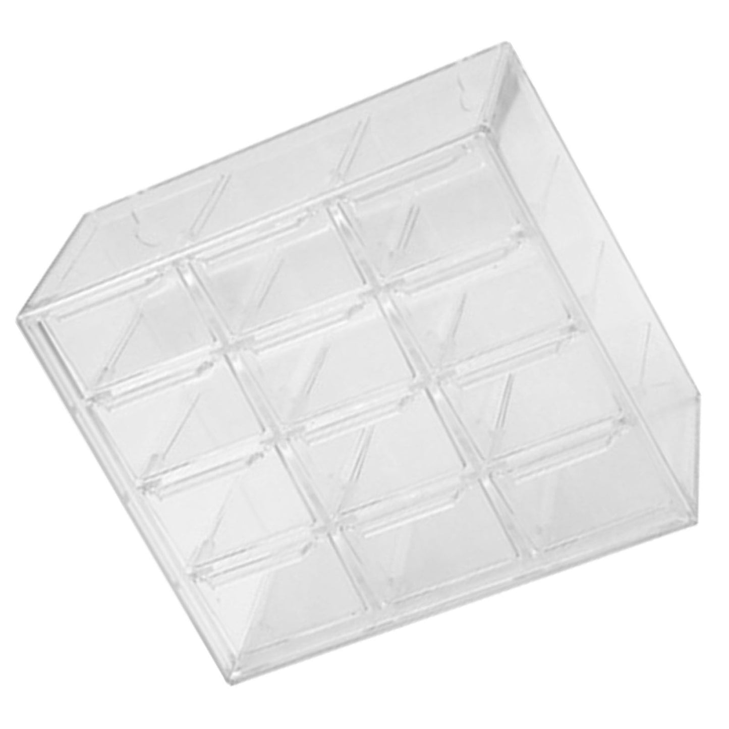 Grid Storage Box Dustproof Transparent Plastic Container Organizer for Jewelry Necklace DIY Art Craft 12 V1294-YM0521-3117230063913