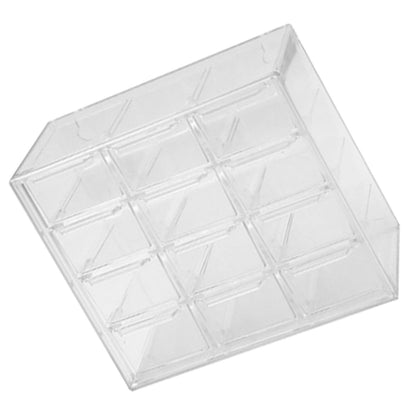 Grid Storage Box Dustproof Transparent Plastic Container Organizer for Jewelry Necklace DIY Art Craft 12 V1294-YM0521-3117230063913