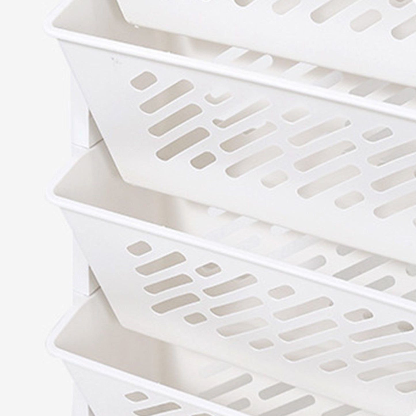 Movable Bookshelf Large Capacity Rotatable Removable Plastic Practical Rolling Organization Shelf 6 Layer V1294-YM0521-3117230064012