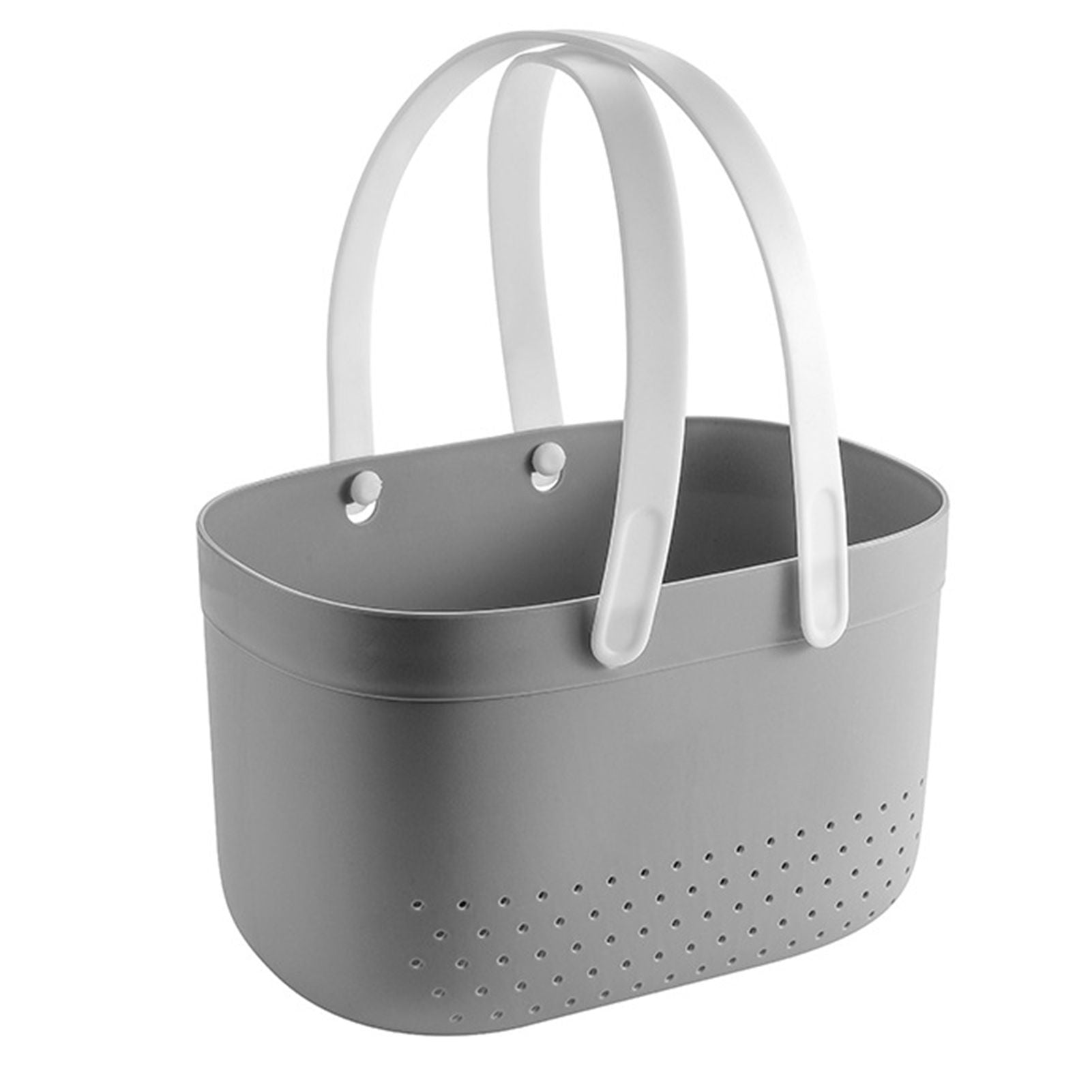 Portable Shower Basket with Ventilation Holes Large Capacity Plastic Portable Storage Basket with Handles for V1294-YM0521-3117230066611
