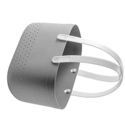 Portable Shower Basket with Ventilation Holes Large Capacity Plastic Portable Storage Basket with Handles for V1294-YM0521-3117230066611