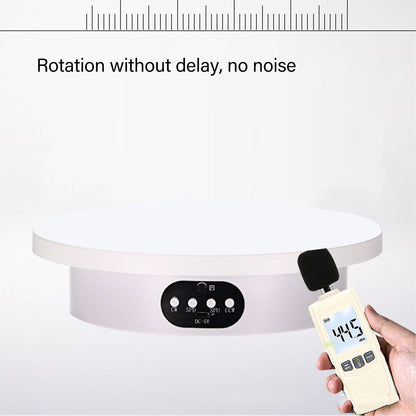 Electric Turntable 360 Degree Rotating Product Photography Display Rechargeable Remote Control 3kg Bearing V1294-YM0521-3117230067313