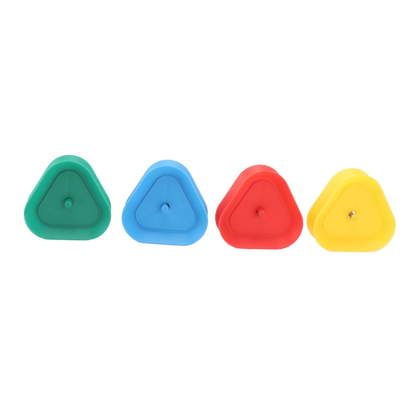4Pcs Playing Card Holder Plastic Triangle Shaped Spring Design Hands Free Poker Card Holder V1294-YM0521-3117230068611