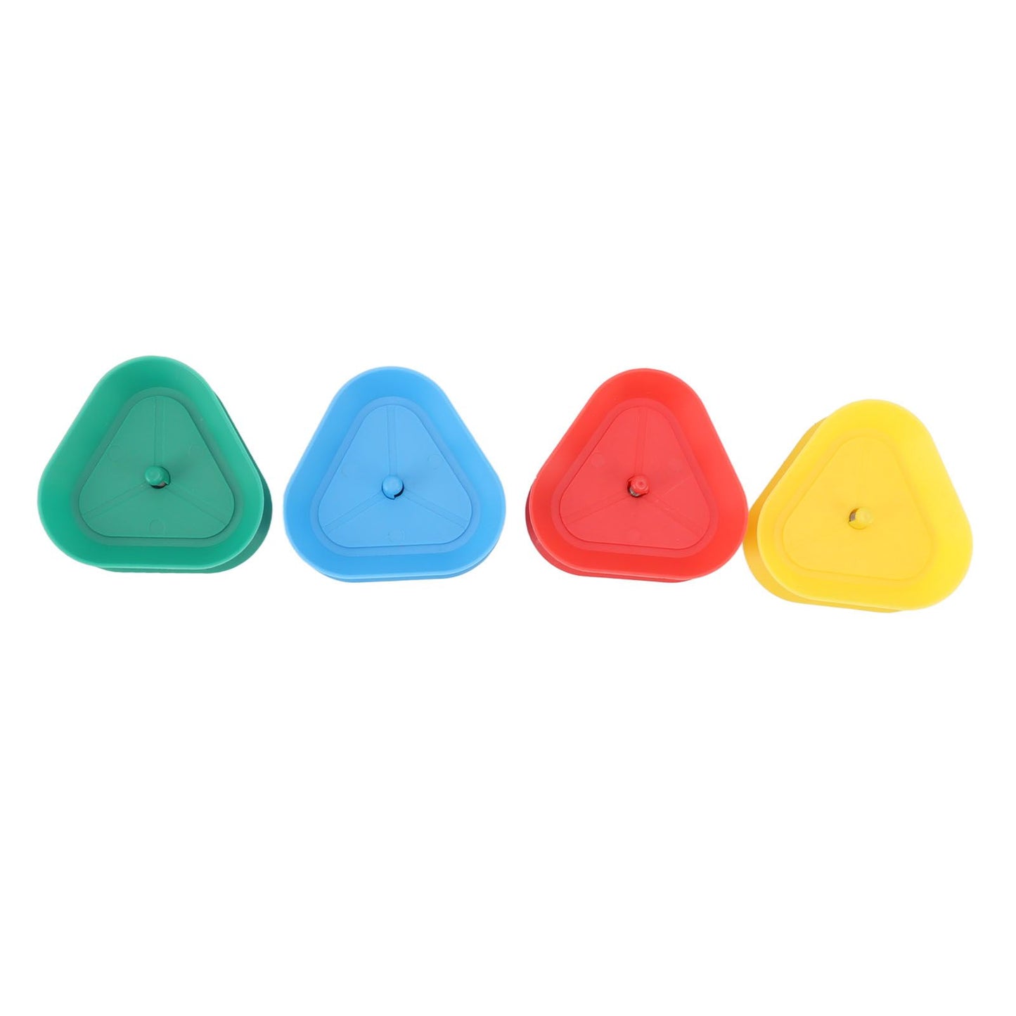 4Pcs Playing Card Holder Plastic Triangle Shaped Spring Design Hands Free Poker Card Holder V1294-YM0521-3117230068611