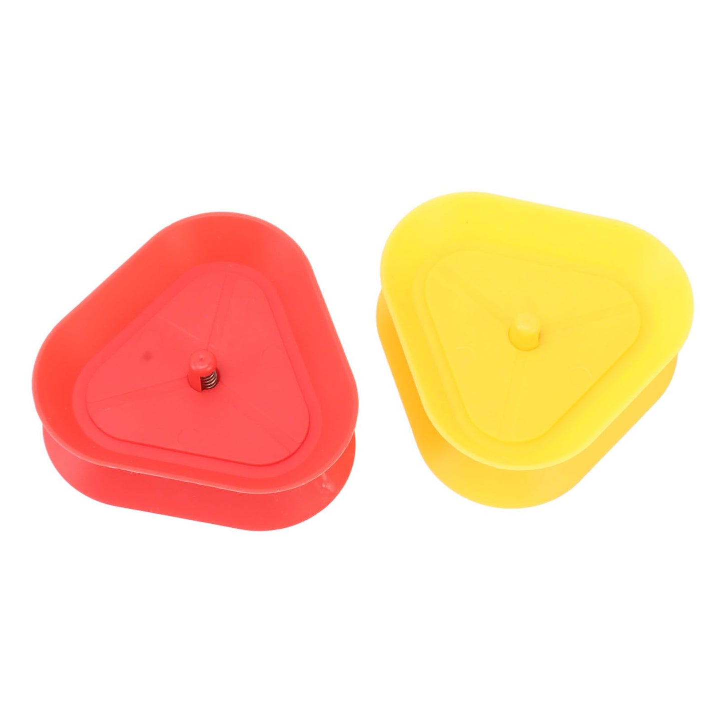4Pcs Playing Card Holder Plastic Triangle Shaped Spring Design Hands Free Poker Card Holder V1294-YM0521-3117230068611