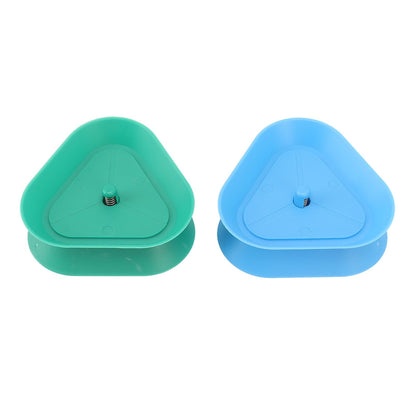 4Pcs Playing Card Holder Plastic Triangle Shaped Spring Design Hands Free Poker Card Holder V1294-YM0521-3117230068611
